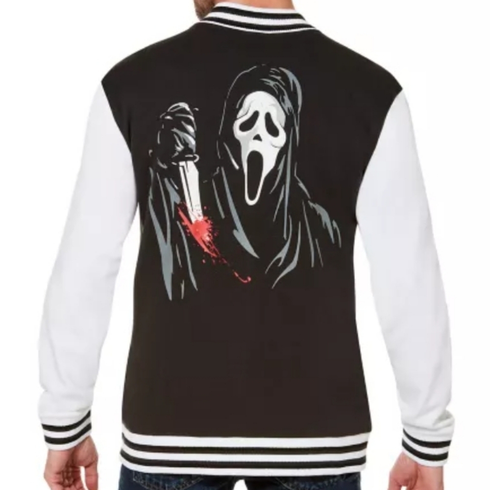 Ghost Face Scream Varsity Jacket - image 3